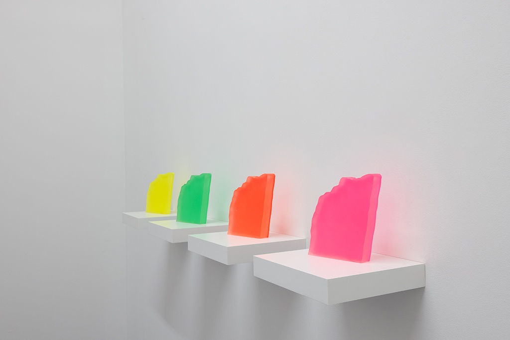 Installation views of Rachel Strum's solo show 