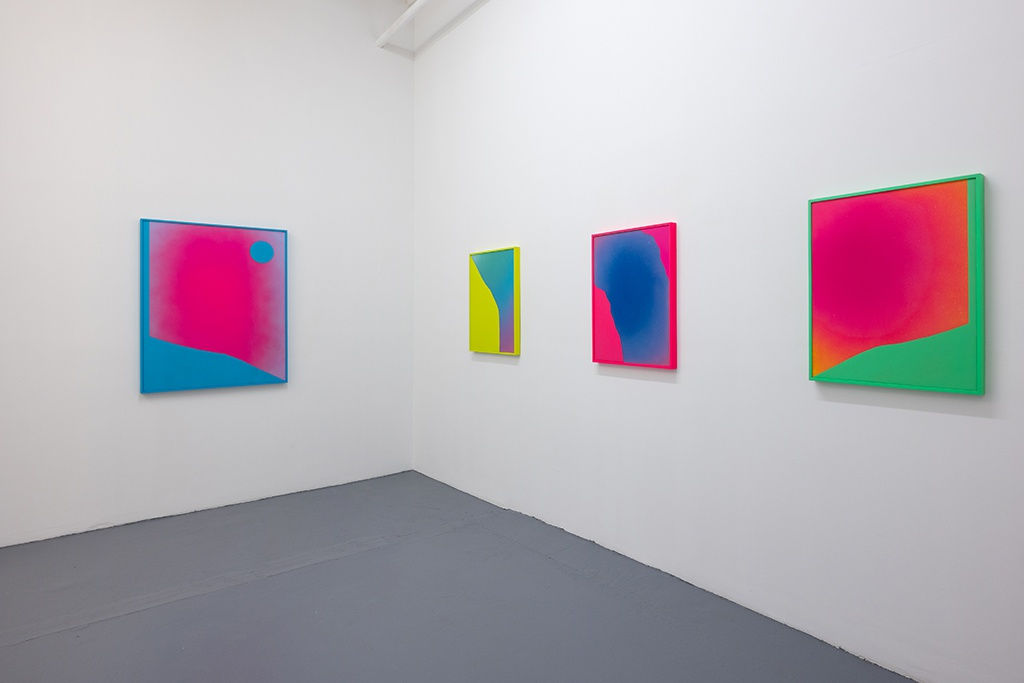 Installation views of Rachel Strum's solo show 