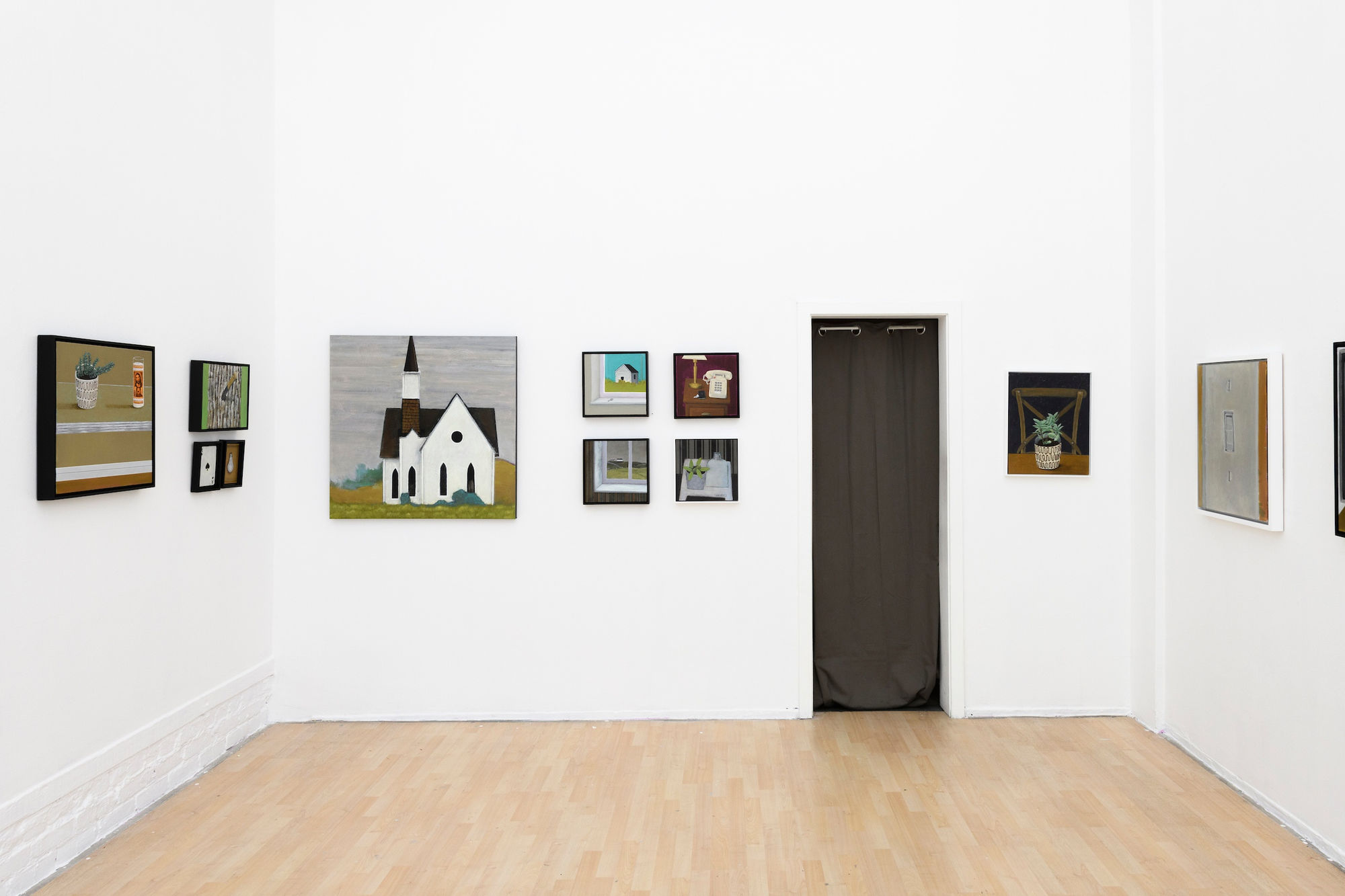 installation view of Gabe Langholtz solo show at Hashimoto San Francisco 