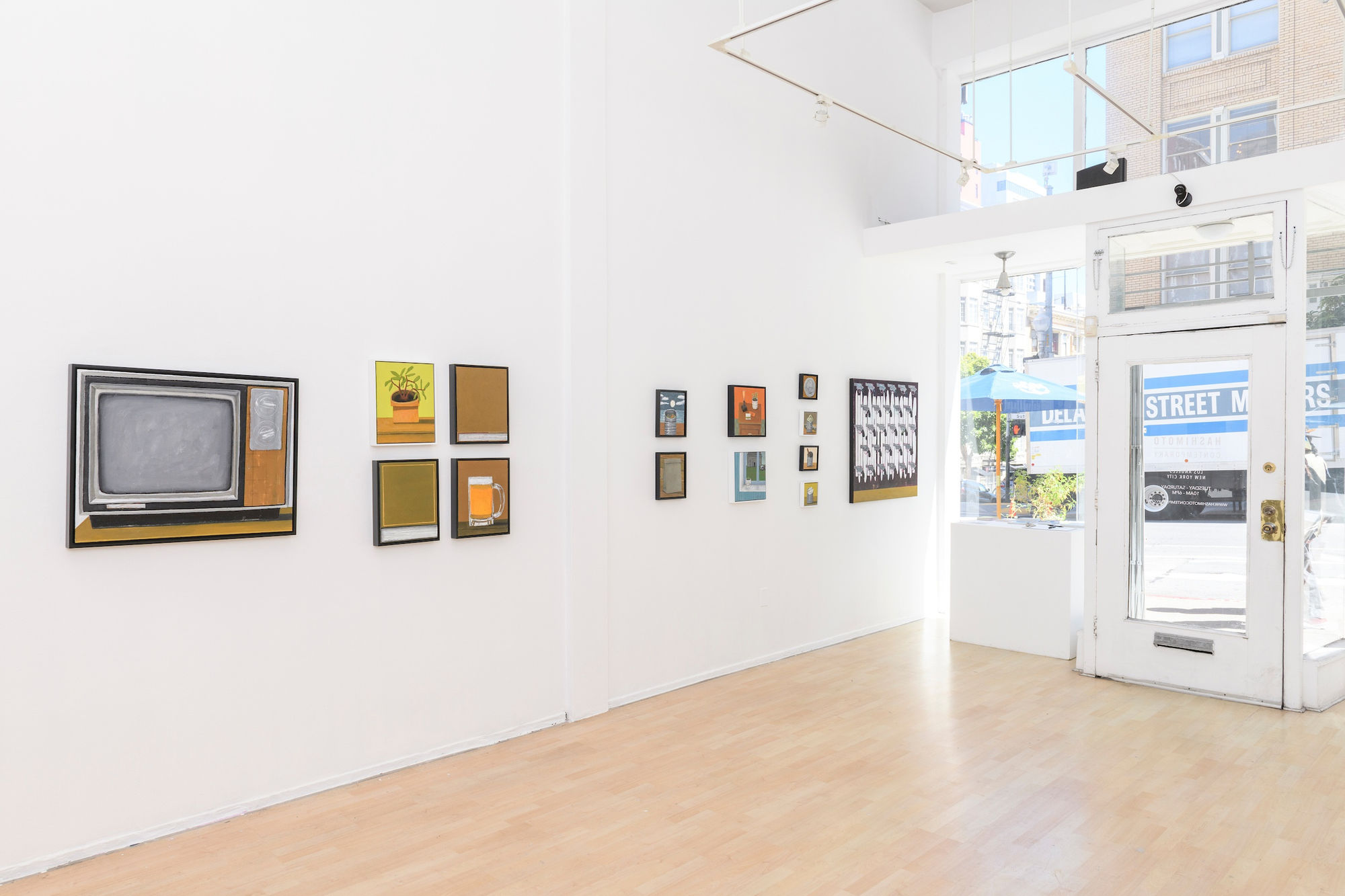 installation view of Gabe Langholtz solo show at Hashimoto San Francisco 