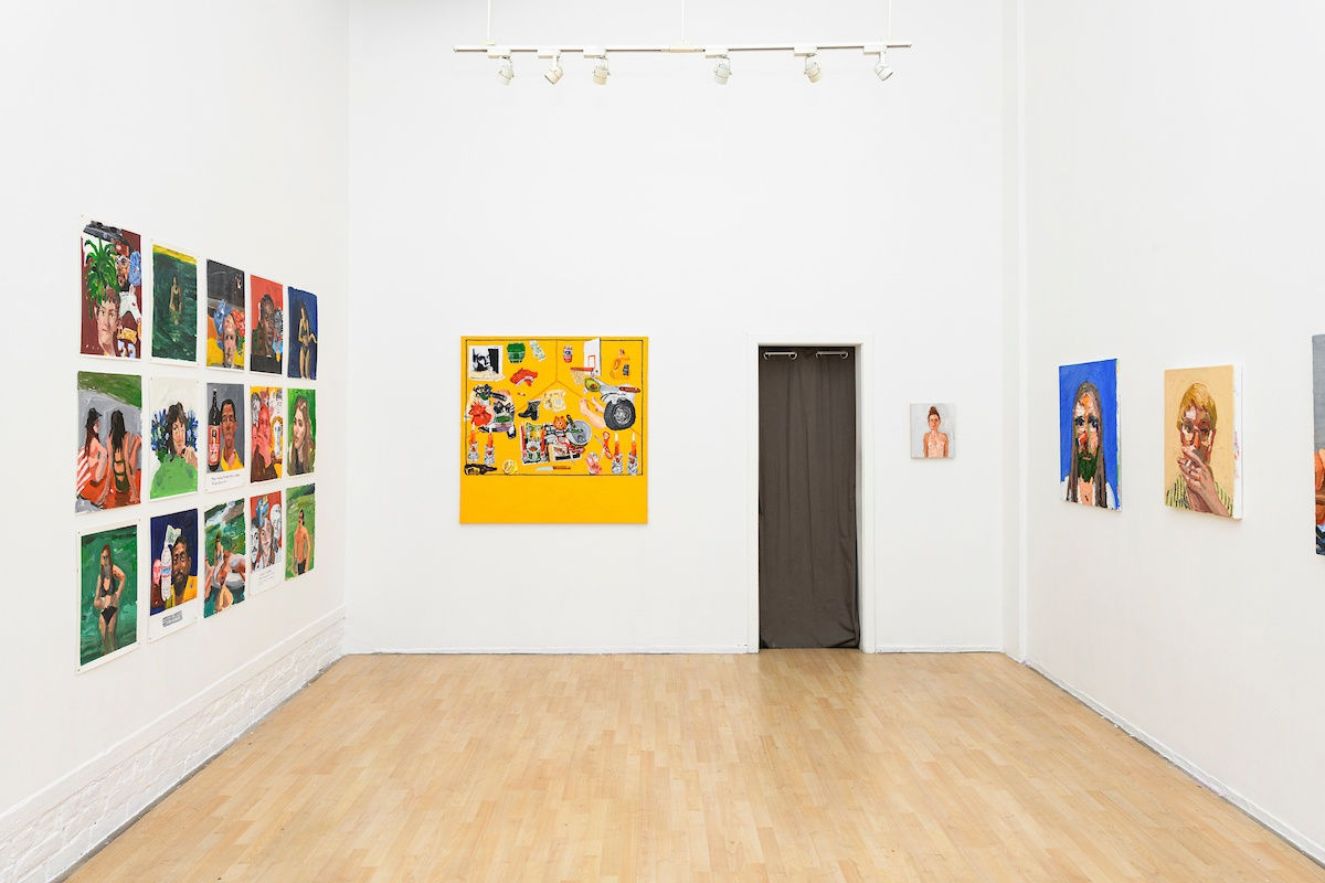 Installation image of Emilio Villalba's work at Hashimoto Contemporary LA