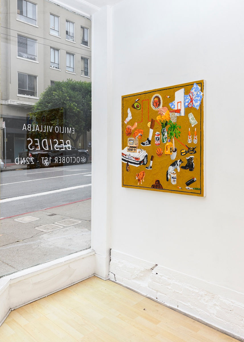 installation photos of Emilio Villalba's solo show at Hashimoto San Francisco 