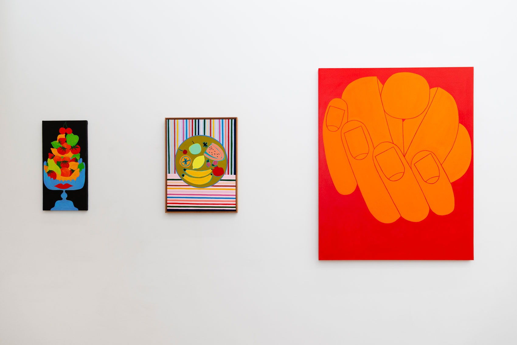 Installation photo of Potluck exhibition