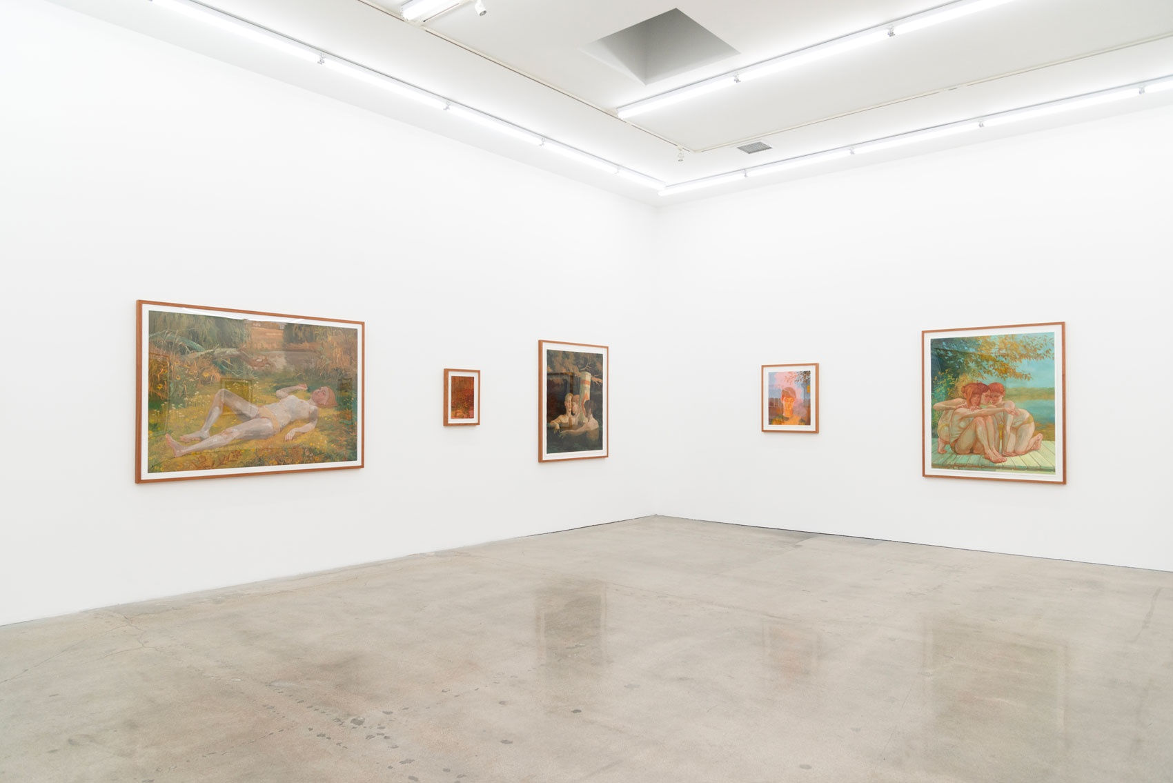 Installation image of Rachel Gregor's solo exhibition Still Summer at Hashimoto Contemporary Los Angeles