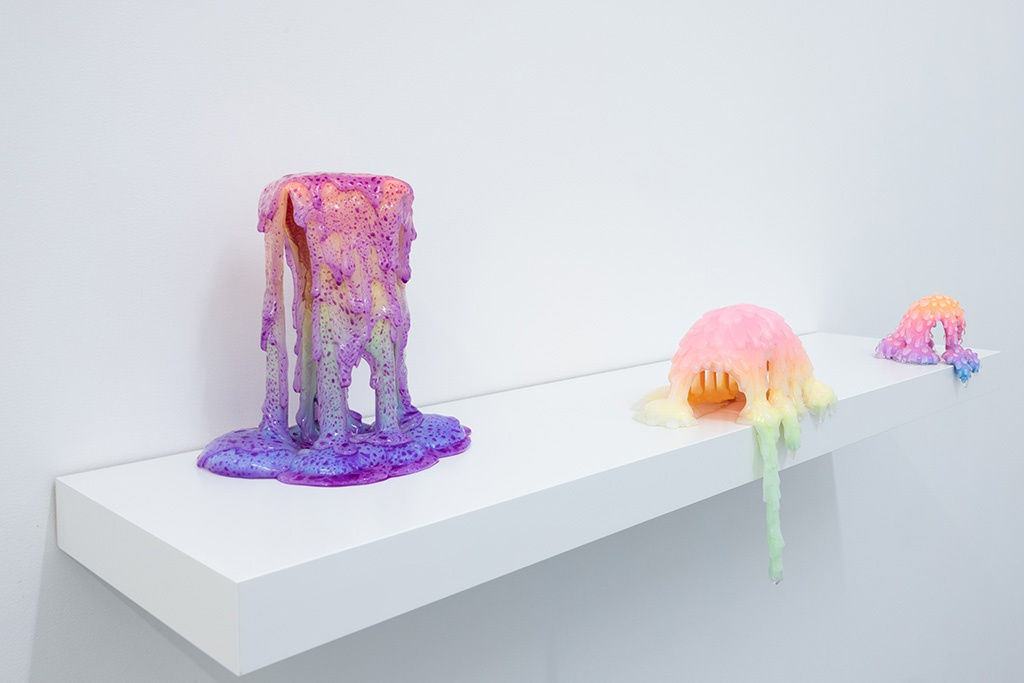 installation view of Dan Lam sculpture exhibition 