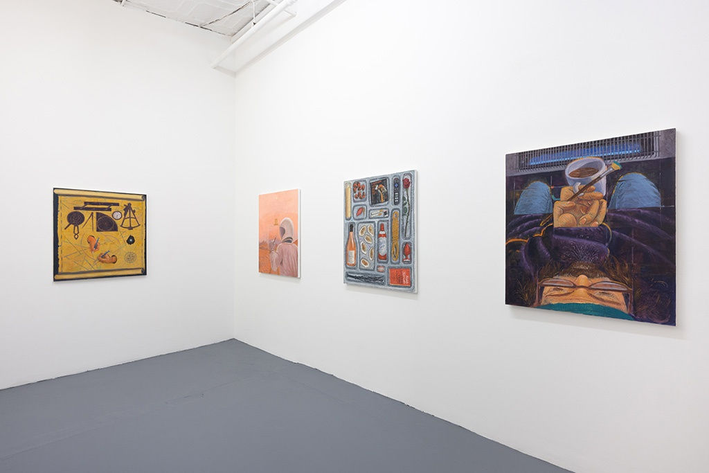 installation image of Paul Gagner exhibition "The Cut of My Jib"