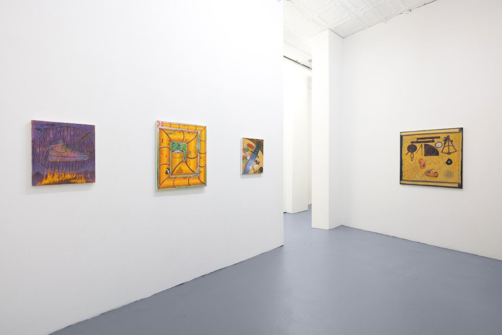 installation image of Paul Gagner exhibition "The Cut of My Jib"