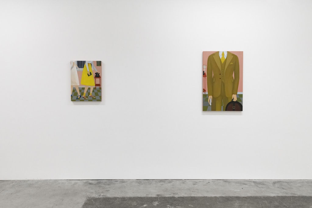 Installation view of Angela Burson's solo exhibition "Close Encounters" at Hashimoto Contemporary San Francisco