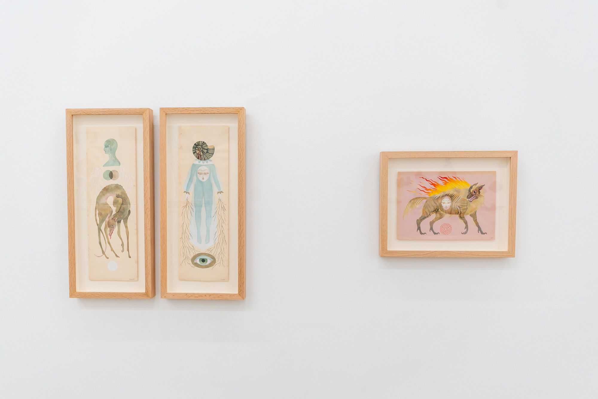 Installation image of Lou Benesch's work at Hashimoto Contemporary LA