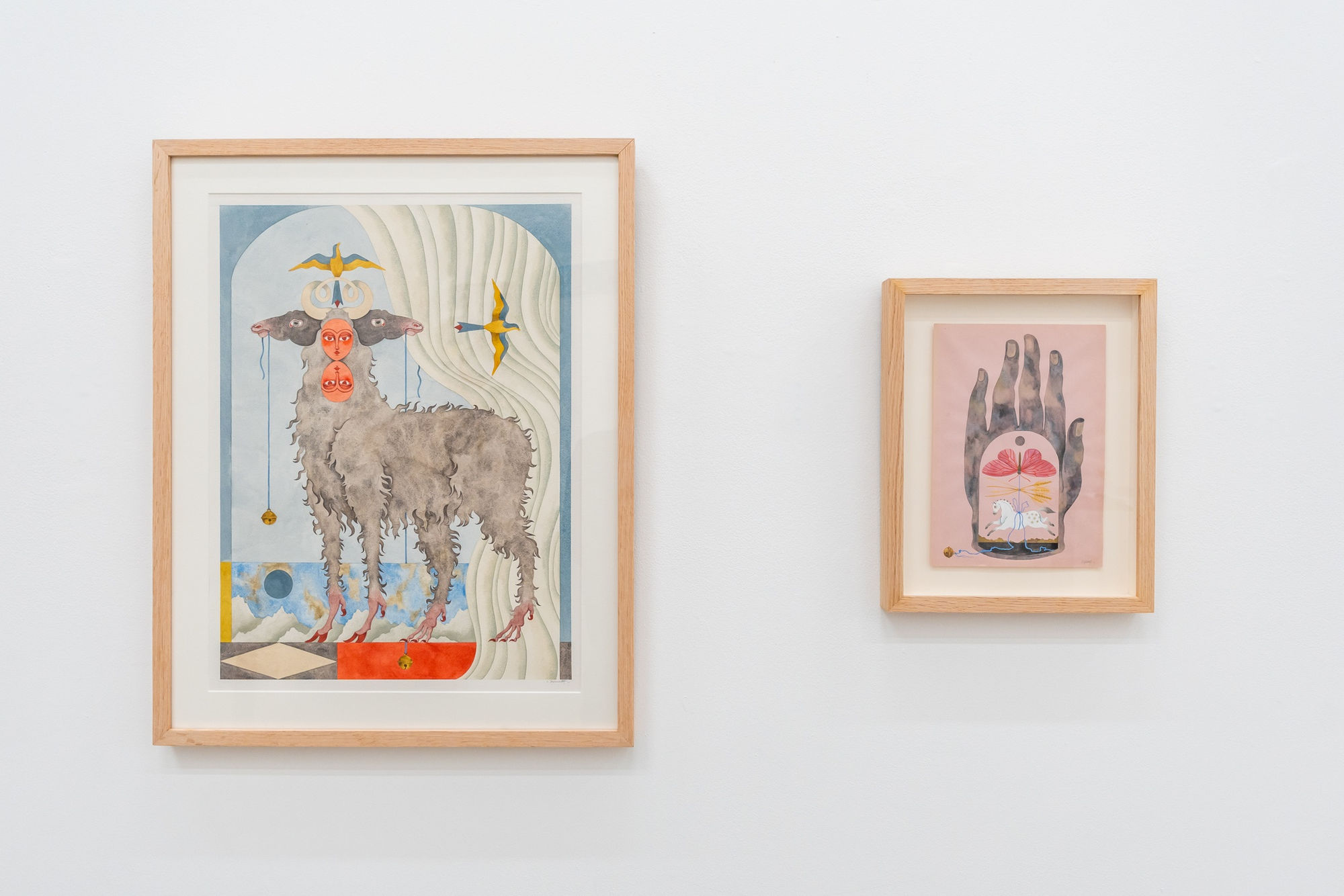 Installation image of Lou Benesch's work at Hashimoto Contemporary LA