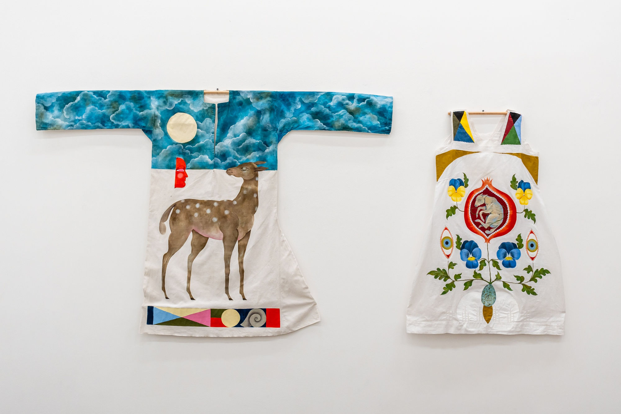 Installation image of Lou Benesch's work at Hashimoto Contemporary LA