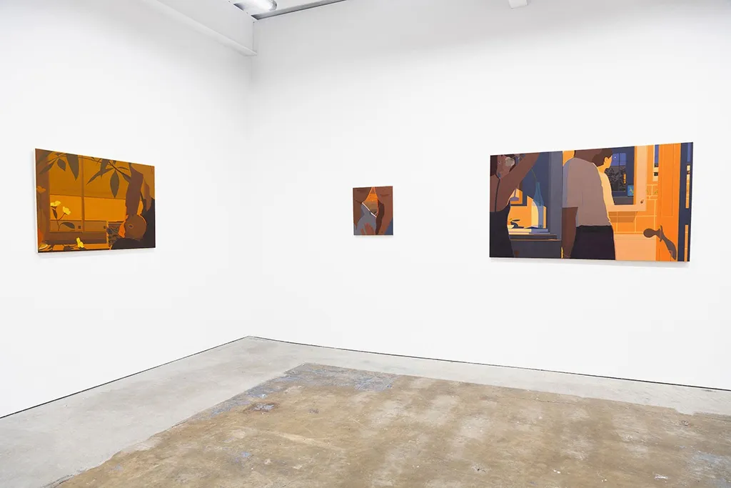 Installation view of Adrian Kay Wong "Same Time, Same Place," at Hashimoto Contemporary San Francisco