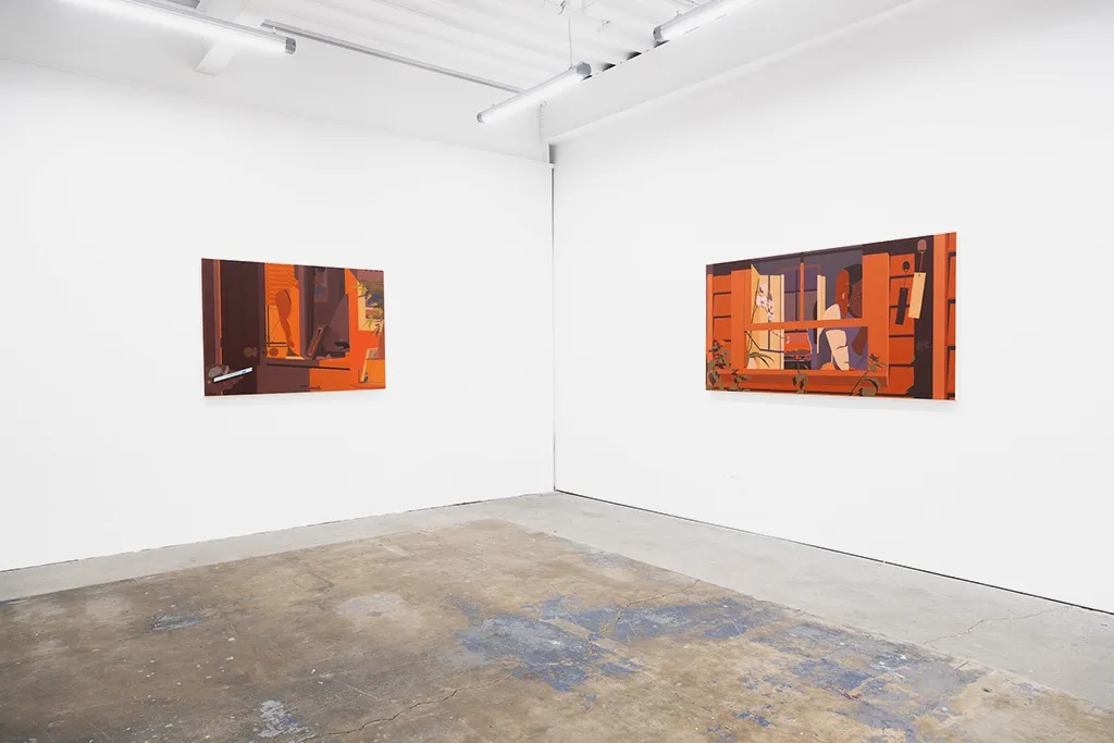Installation view of Adrian Kay Wong "Same Time, Same Place," at Hashimoto Contemporary San Francisco