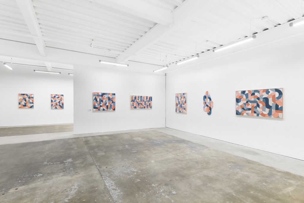 Installation view of artist Scott Albrecht's solo exhibition "What Holds Us" at Hashimoto Contemporary, San Francisco
