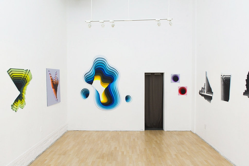 Installation view from 1010's exhibition "Eversion" at Hashimoto Contemporary SF