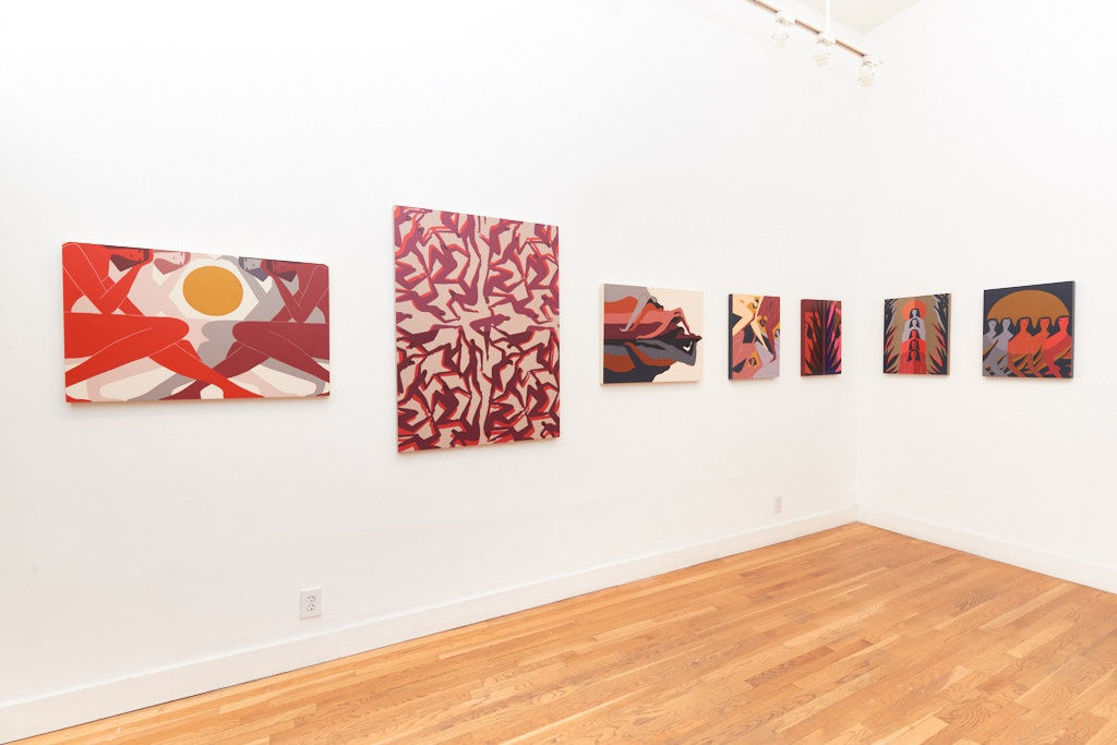 Installation image from Laura Berger's "Sentient" at Hashimoto Contemporary SF