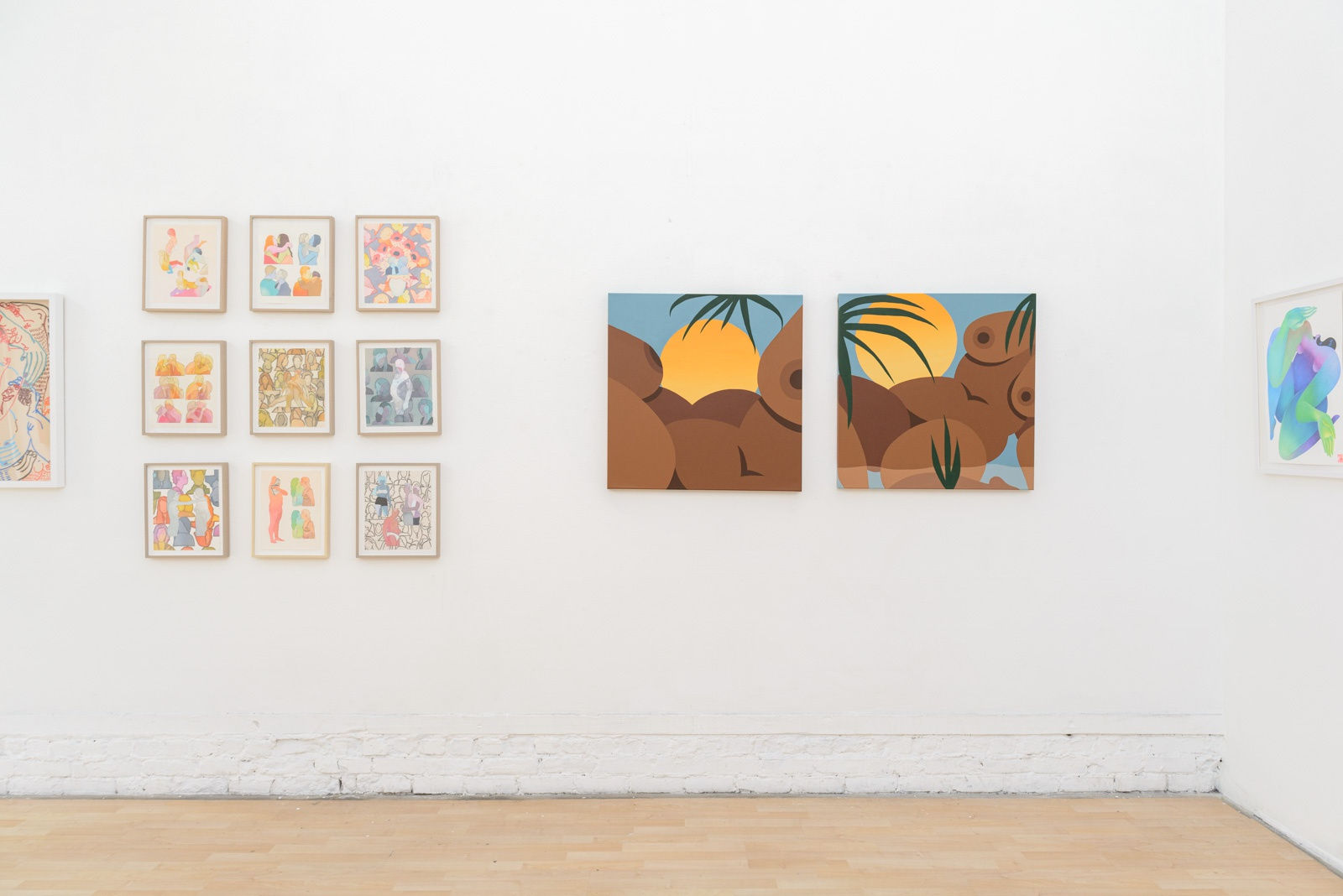 Installation image from "Somebody" at Hashimoto Contemporary SF