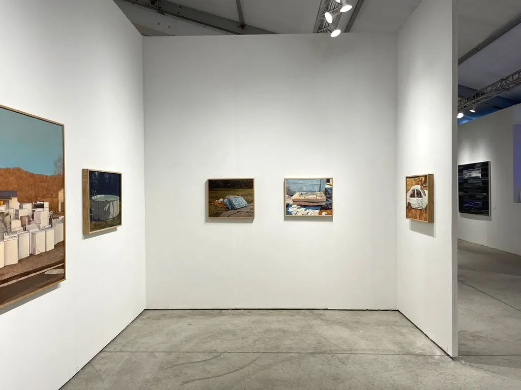 Installation view of the Hashimoto Contemporary booth, Art Miami 2022