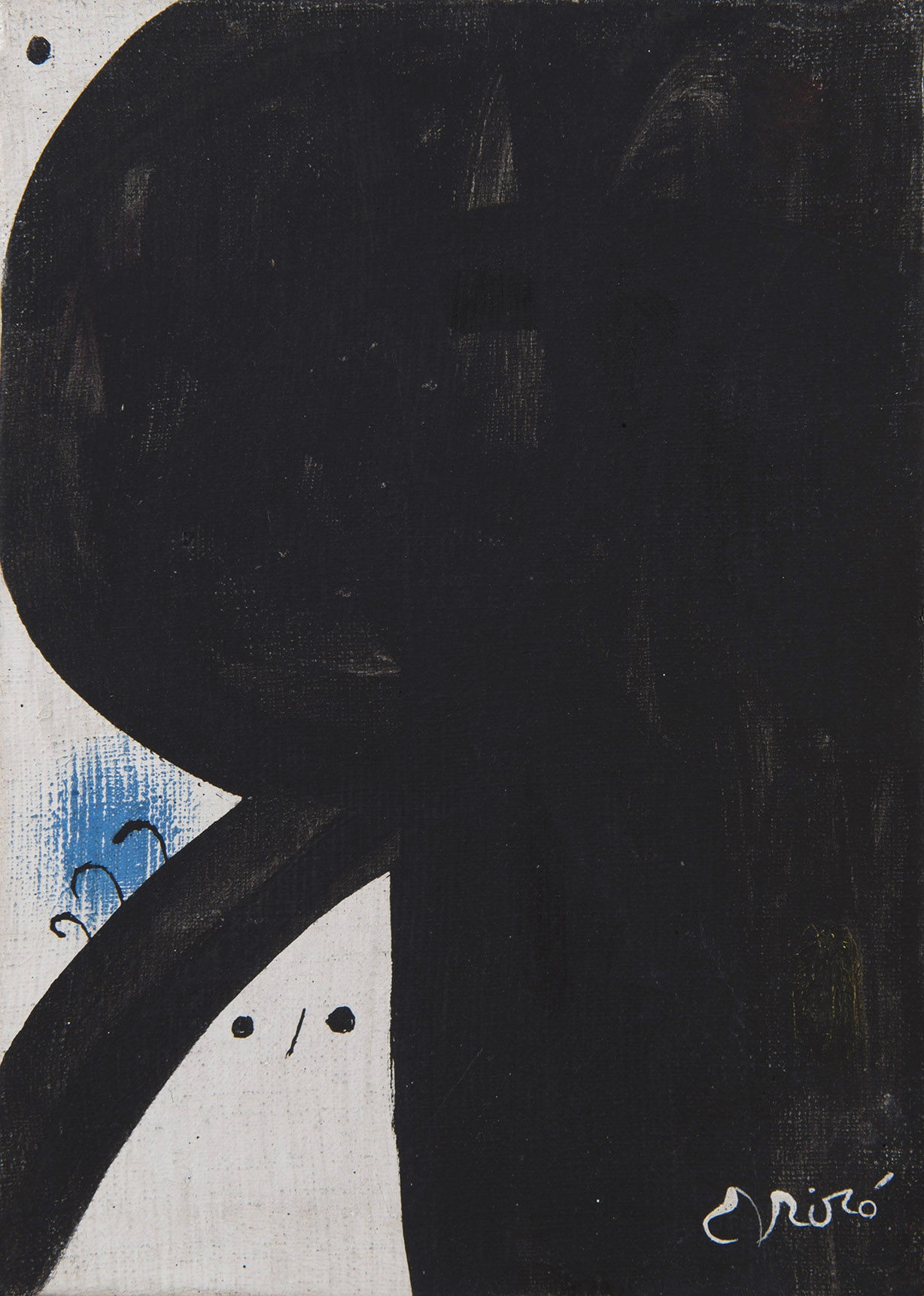 JOAN MIRO, Femme aux trois cheveux, constellation, 1976