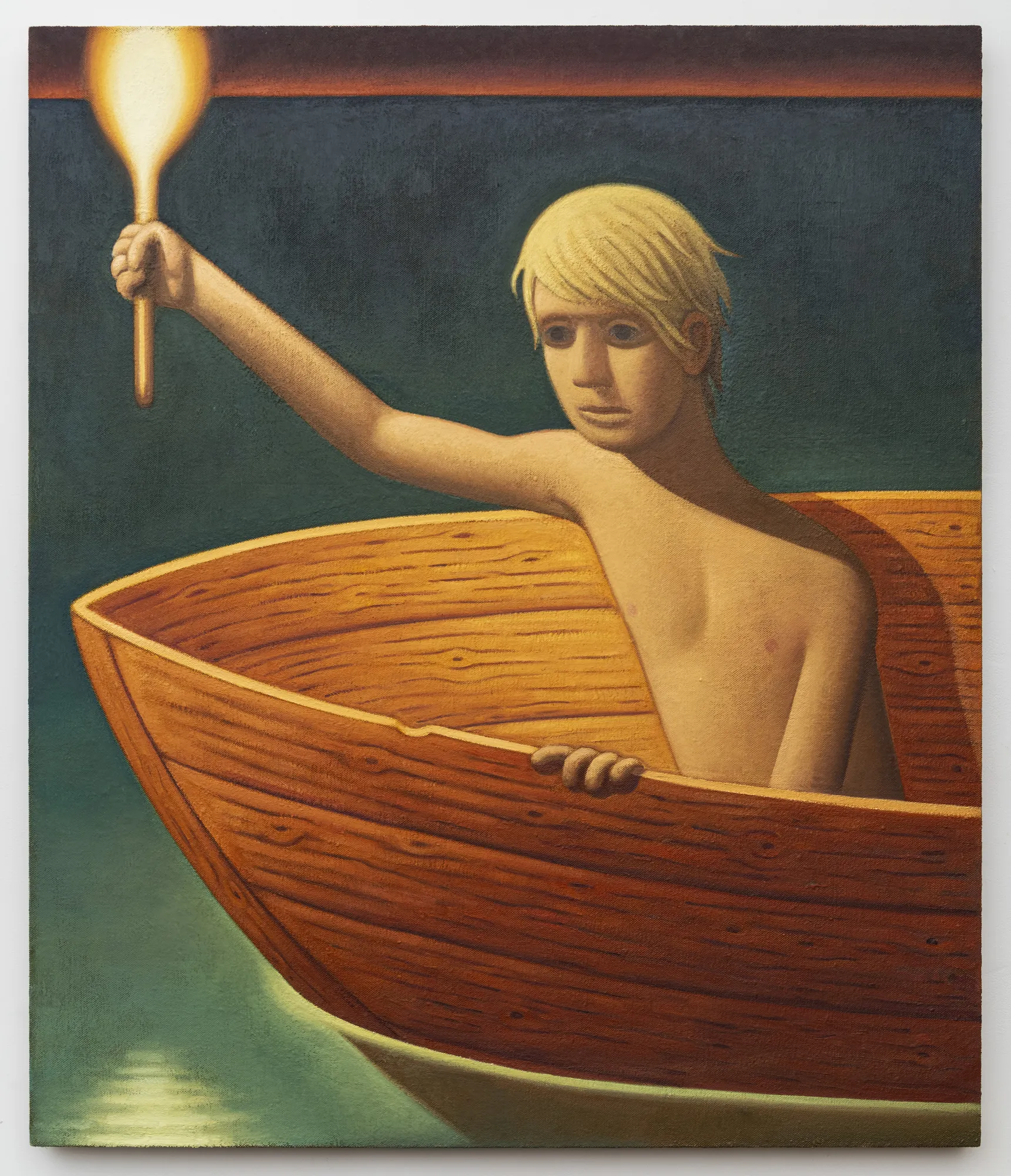 Nat Meade (b. 1975) List, 2026 Oil on hemp 54 x 46 inches 137 x 116 cm NM184