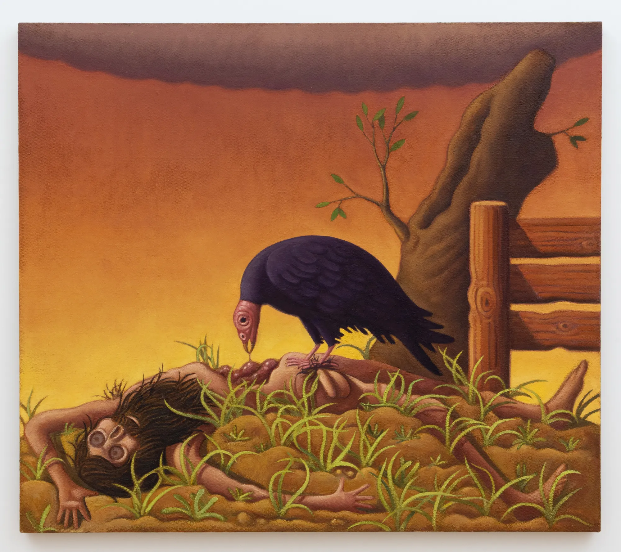 Nat Meade (b. 1975) Woodstock, 2026 Oil on hemp 42 x 48 inches 106 x 121 cm NM188