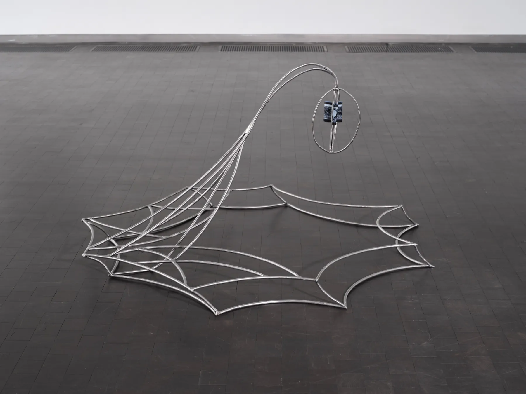 Ginny Huo (b. 1985) ballooning i, 2025 Steel, archival inkjet of drawing on transparency film 54 x 43 x 29 inches 137 x 109 x 73 cm GHU004