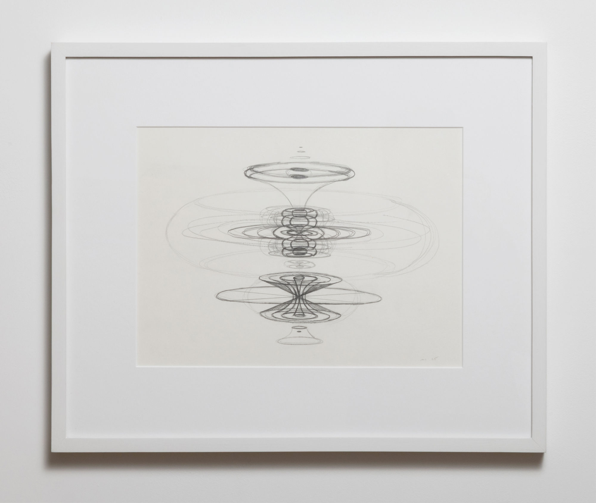 Michael Childress (b. 1987) Thought Axis 1, 2025 Pencil on paper 9 x 12 inches 22 x 30 cm 14 x 17 inches (framed) 35 x 43 cm (framed) MC326