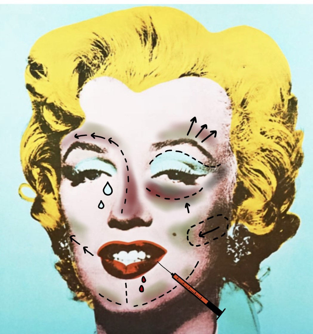 Anya Goodman, aged 13. Inspired by Andy Warhol.