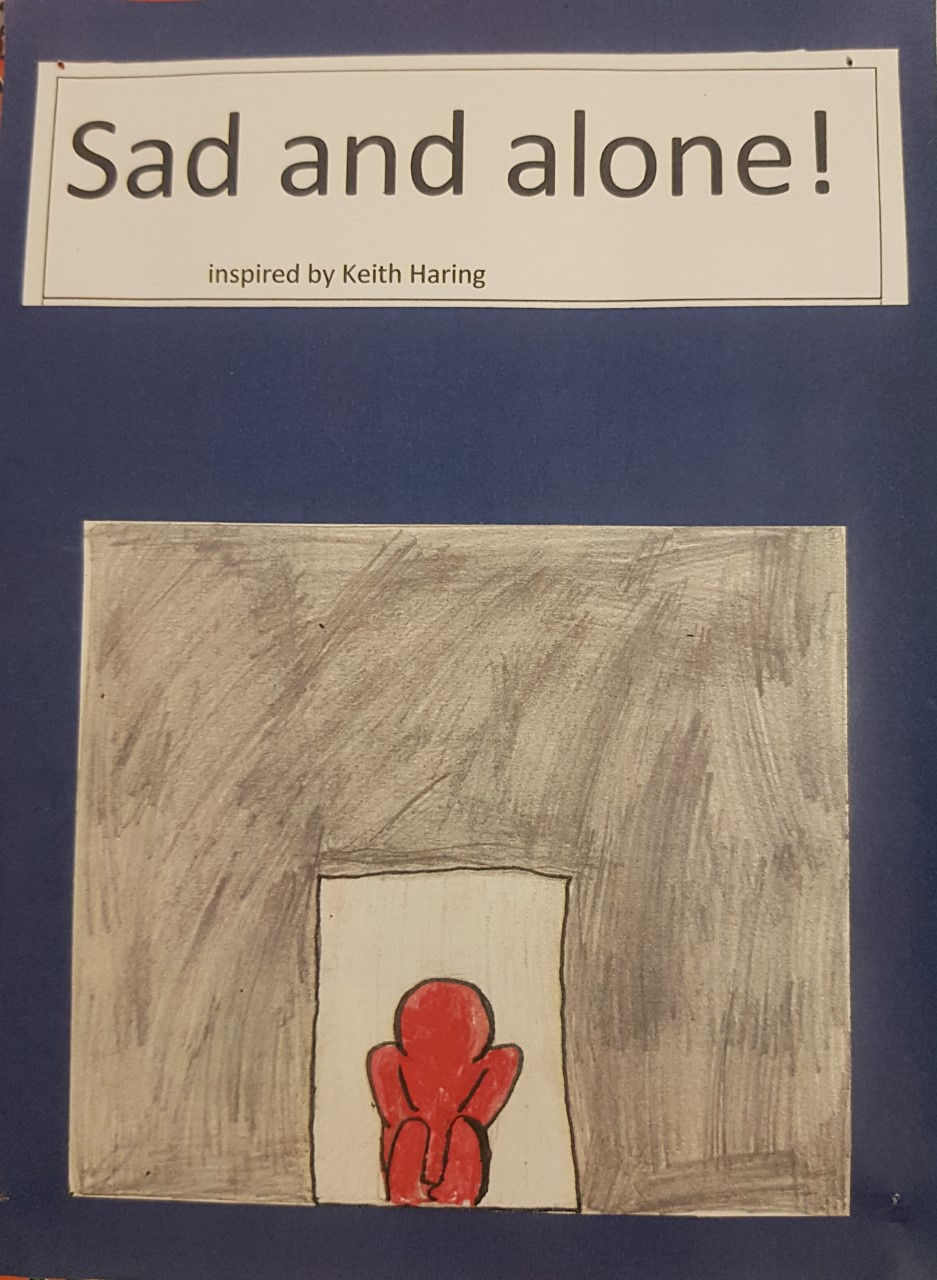 Edie, age 10 Inspired by Keith Haring