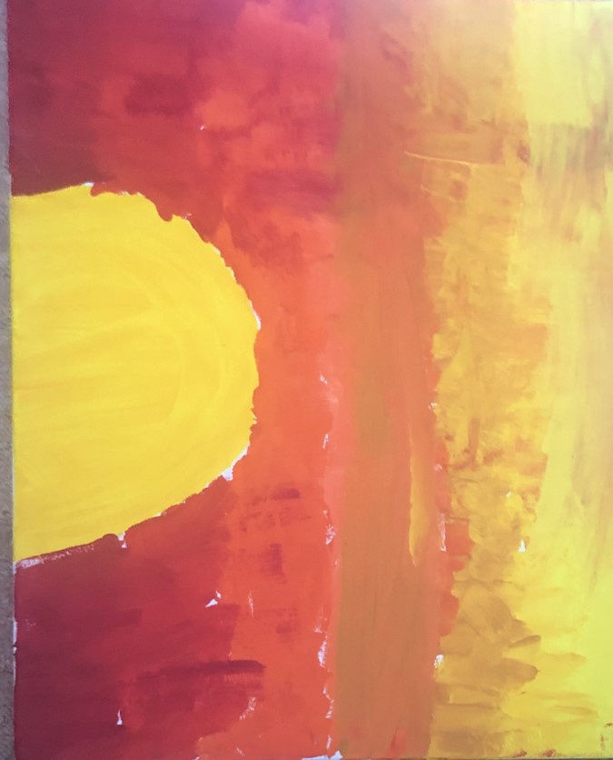 Sairah, age 8 Inspired by Terry Frost Sunbow