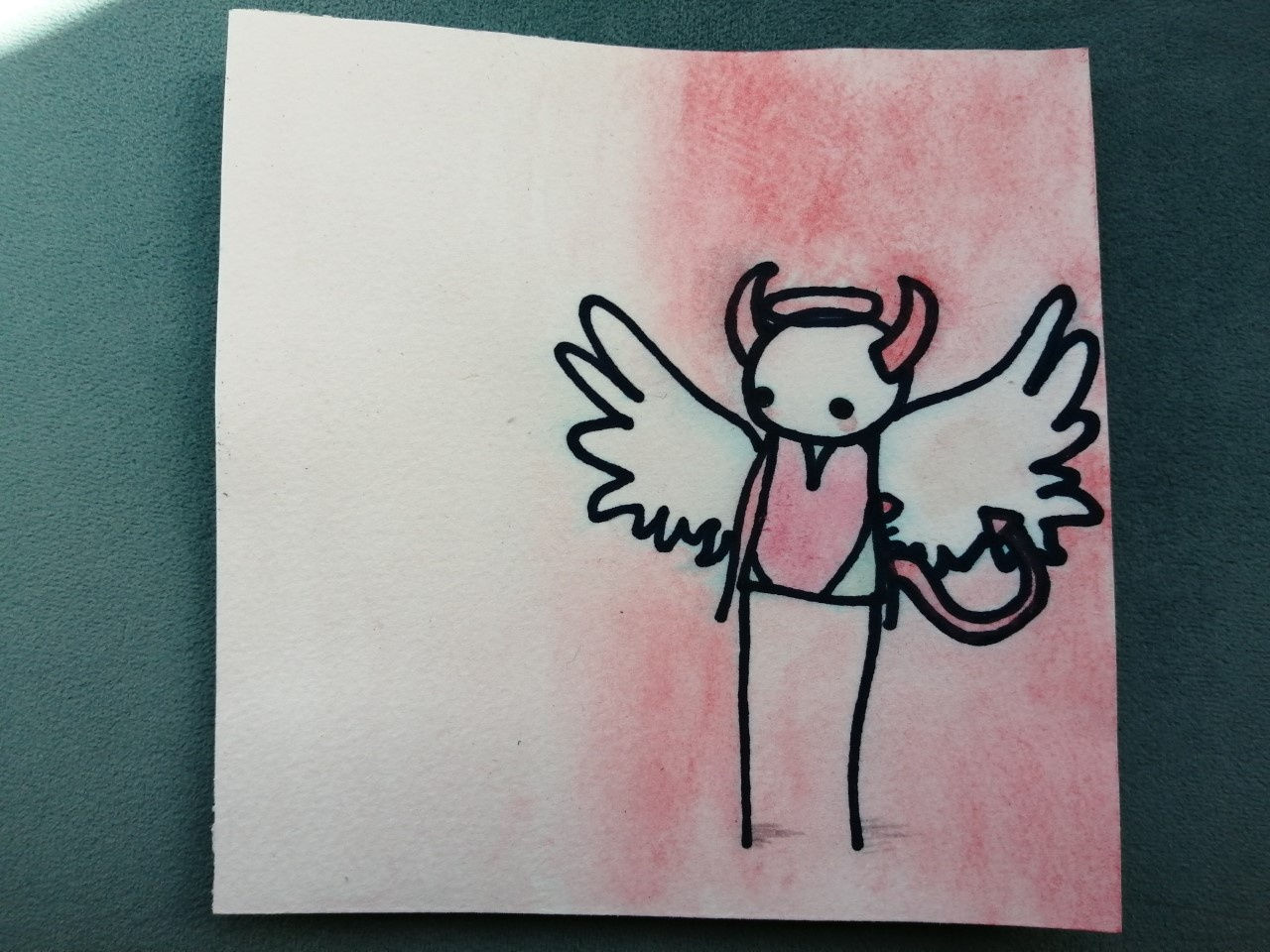 Olive lidington, age 9. Inspired by stik.