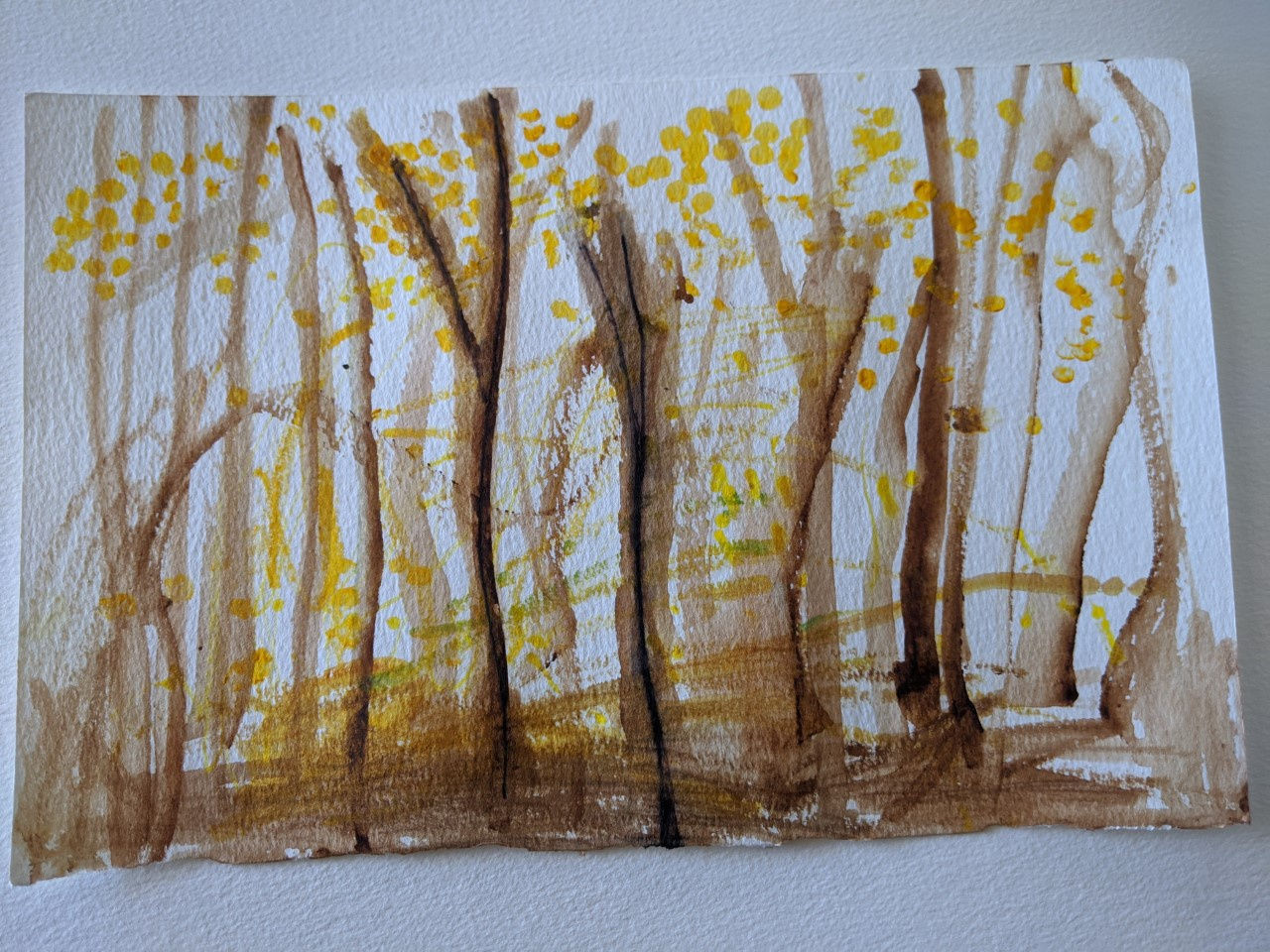 Owen Eccles, age 4 Inspired by Anna Harley's Autumn picture