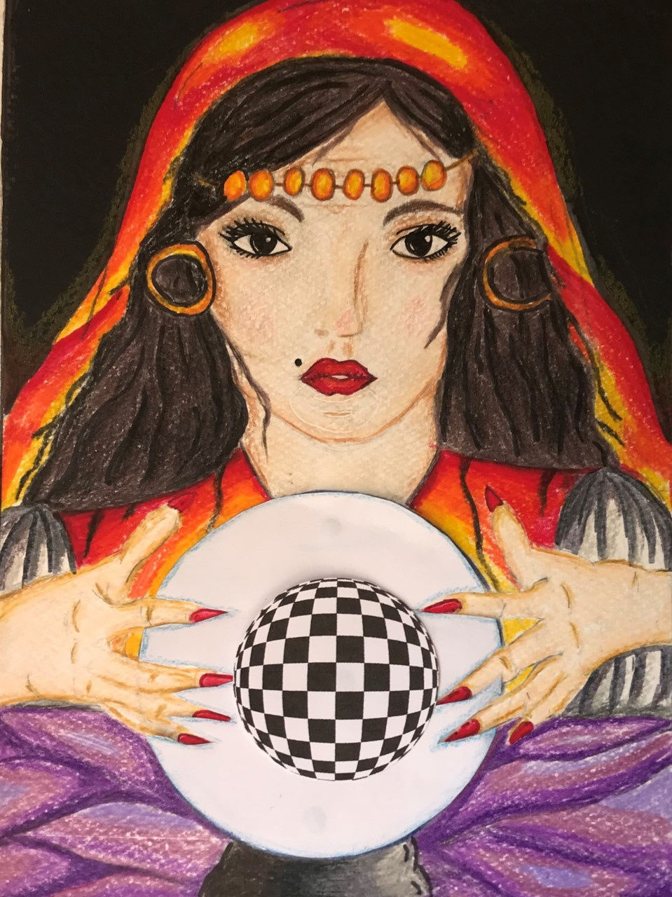 Karina Davies, age 14 Inspired by Victor Vasarely