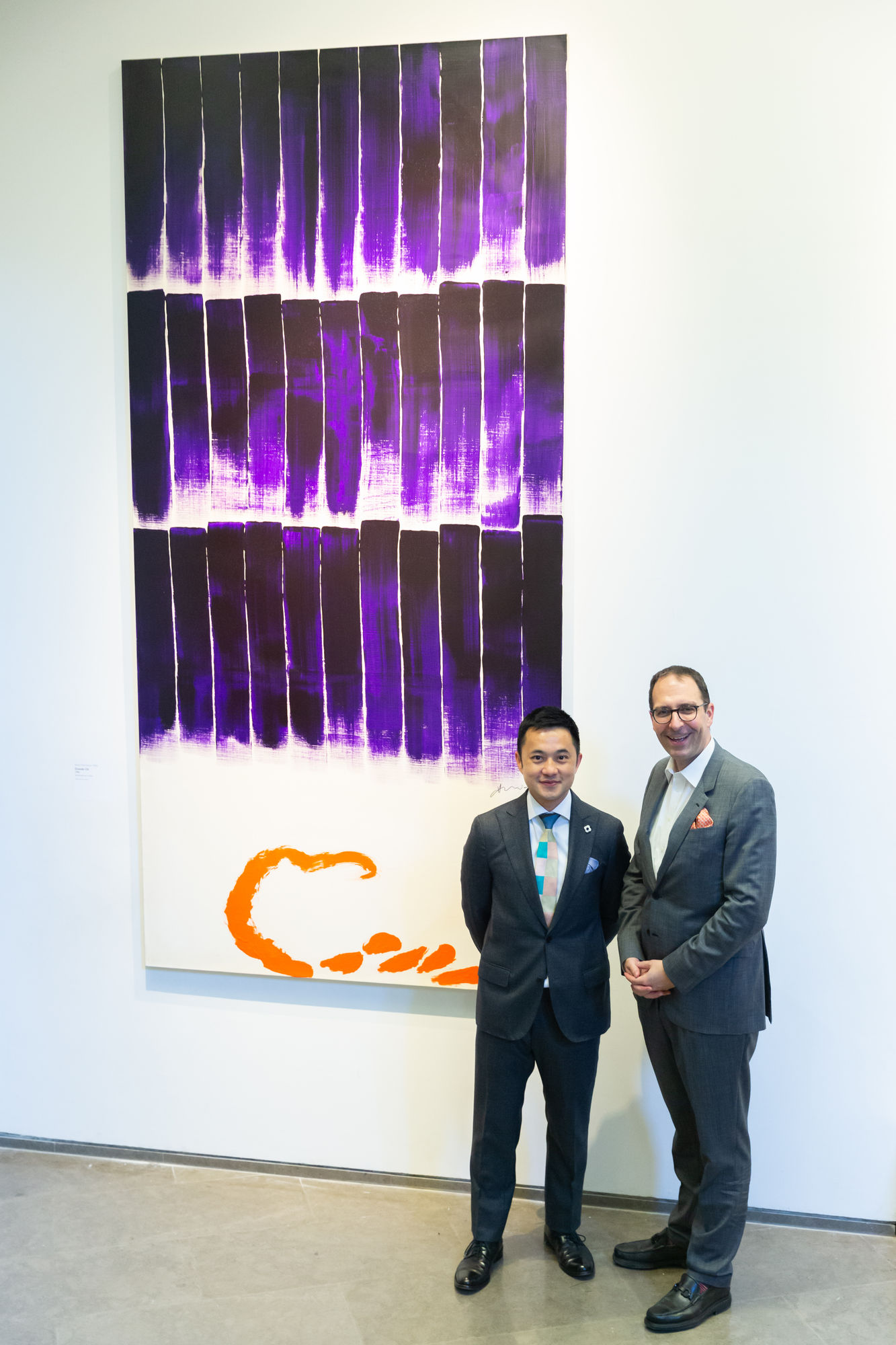 Hsiao Chin “Les Couleurs Du Zen: Hommage à Hsiao Chin” exhibition at Musee National des Arts Asiatiques – Guimet, Paris, 2019 2019年蕭勤個展「禪⾊：向蕭勤致敬」於巴黎吉美國⽴亞洲藝術博物館