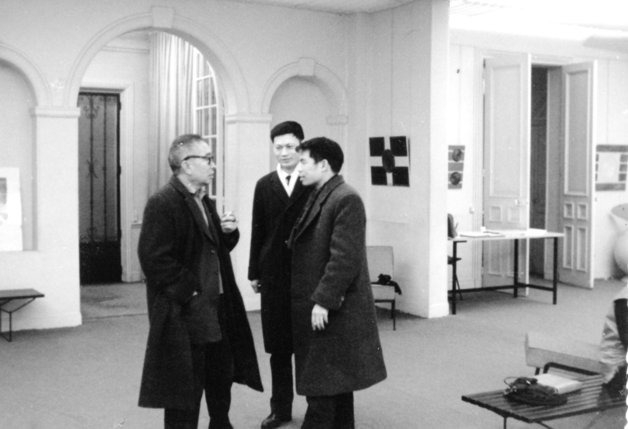 Jan 1964, Sanyu and Hsia Yan visited Hsiao Chin's solo exhibition in Paris 1964年1月常玉與夏陽出席蕭勤的巴黎個展