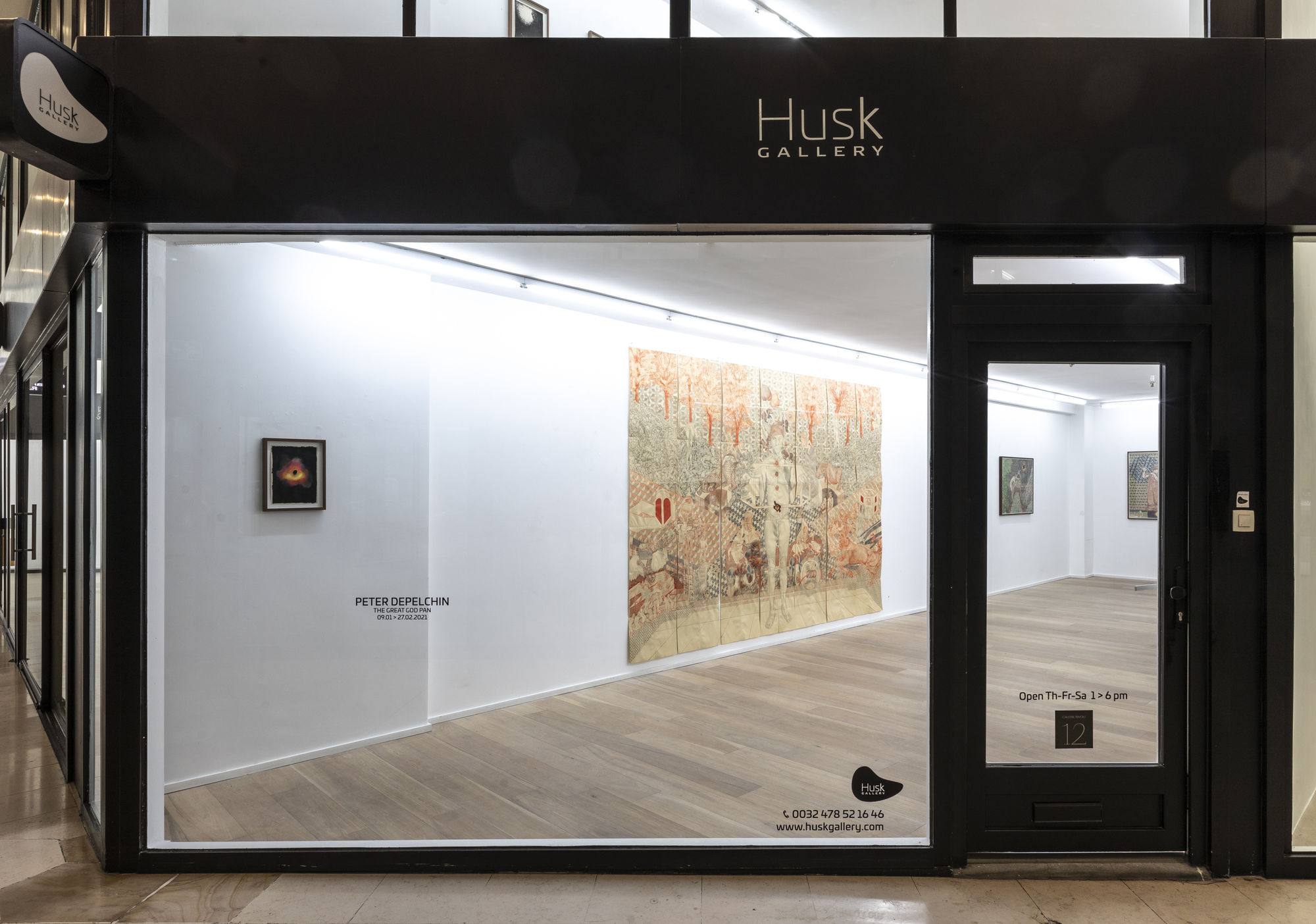 Peter Depelchin, The Great God Pan, 2021, installation view