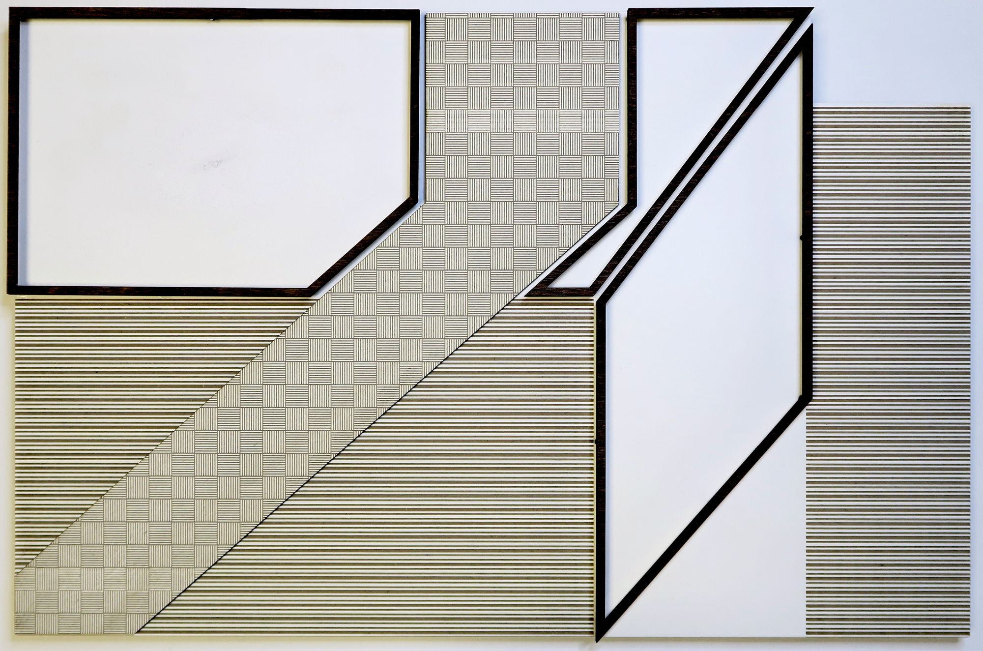 Temple de Pan II by Peter Depelchin, 2020, installation, 27x42x2 cm