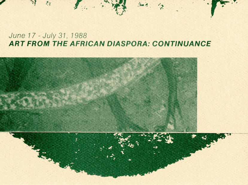 Aljira A Center for Contemporary Art, Art from the African Diaspora: Continuance, New York, 1988