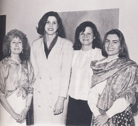 From left to right: Raquel Rabinovich, Fatima Bercht, Alicia Creus, and Francisca Sutil, 1990. Image courtesy of the Americas Society