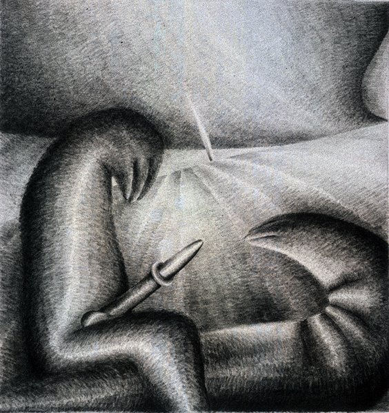 Untitled, 1988-89, pencil on paper