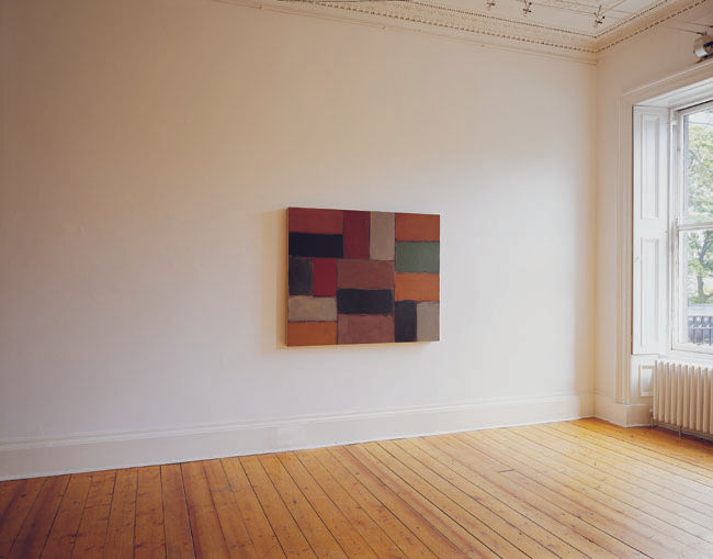 Wall of Light Orange Green 2005 oil on linen 114.3 x 139.7cm