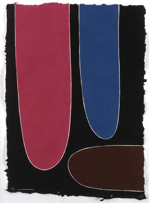 Untitled 3.4.06 gouache on paper 41 x 29 cm (paper size)