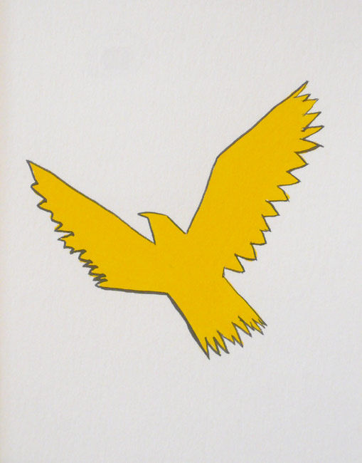 Solitude, 8000 Feet Above Sea Level 2004 Mixed media on paper 21.5 x 16.5cm (framed)