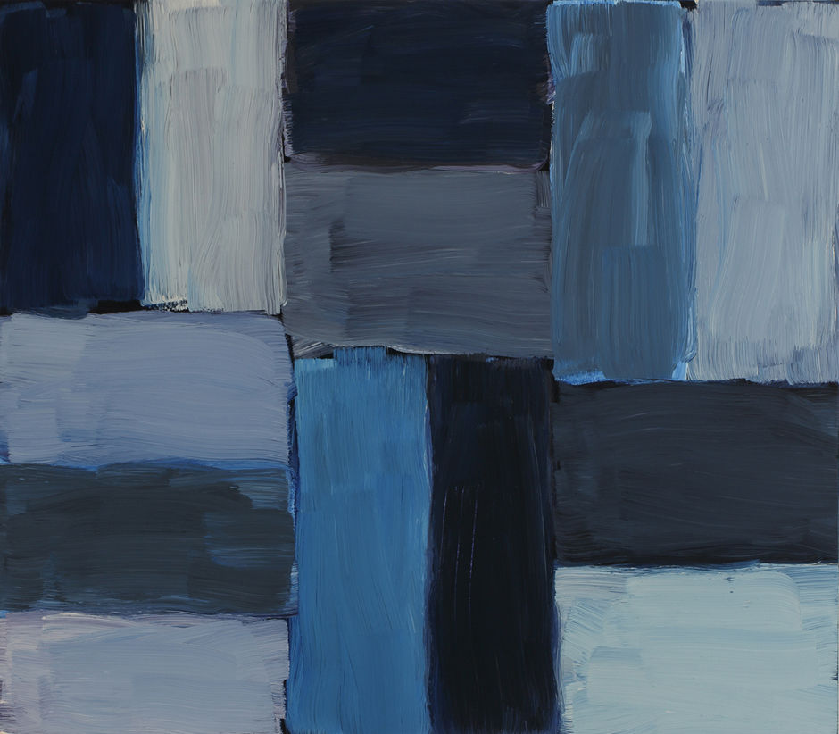 Sean Scully Untitled (Doric), 2015 oil on linen 71.1 x 81.3 cm