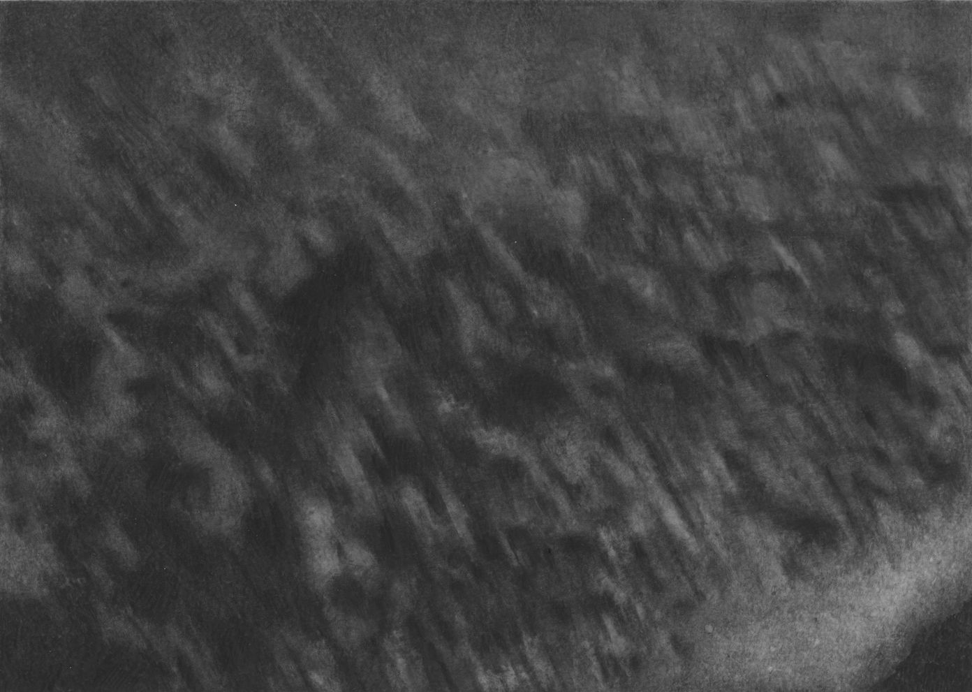 Untitled 55 (Seascape) 2008 pencil on card 12.7 x 17.8 cm image size