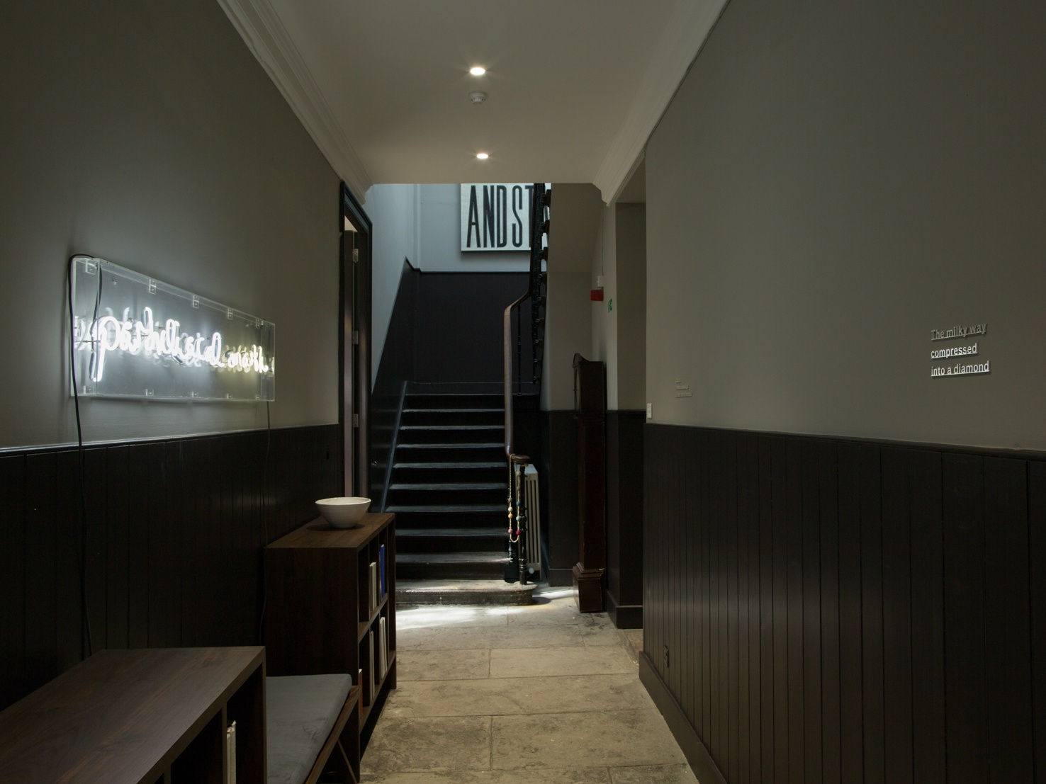 Installation view of Jacob’s Ladder Ingleby, Edinburgh, 26 July – 20 October, 2018