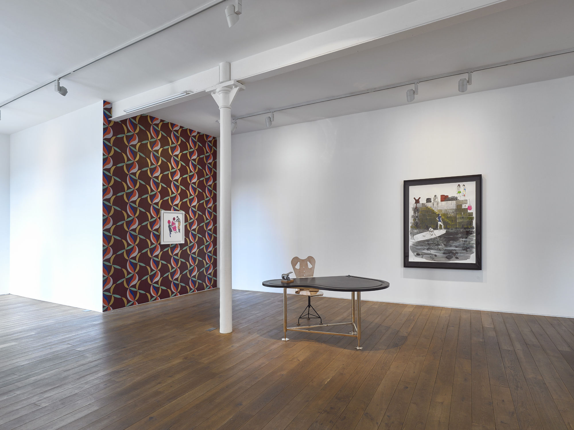 Installation view, Charles Avery: The People and Things of Onomatopoeia, Ingleby, Edinburgh, 28 July - 3 October 2015.