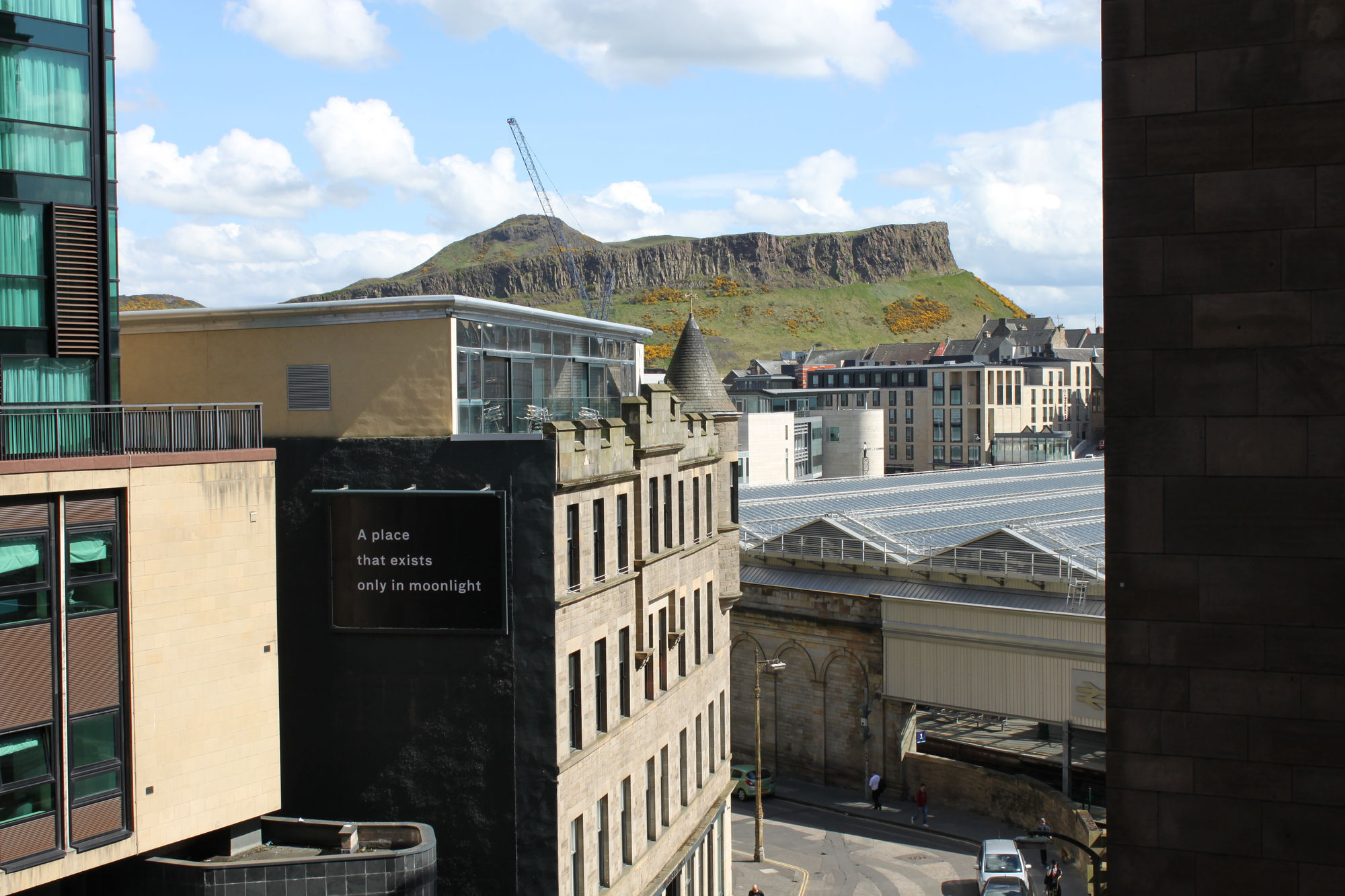 Installation view, Billboard for Edinburgh: Katie Paterson, Ingleby, Edinburgh, 18 May - 28 July 2016.