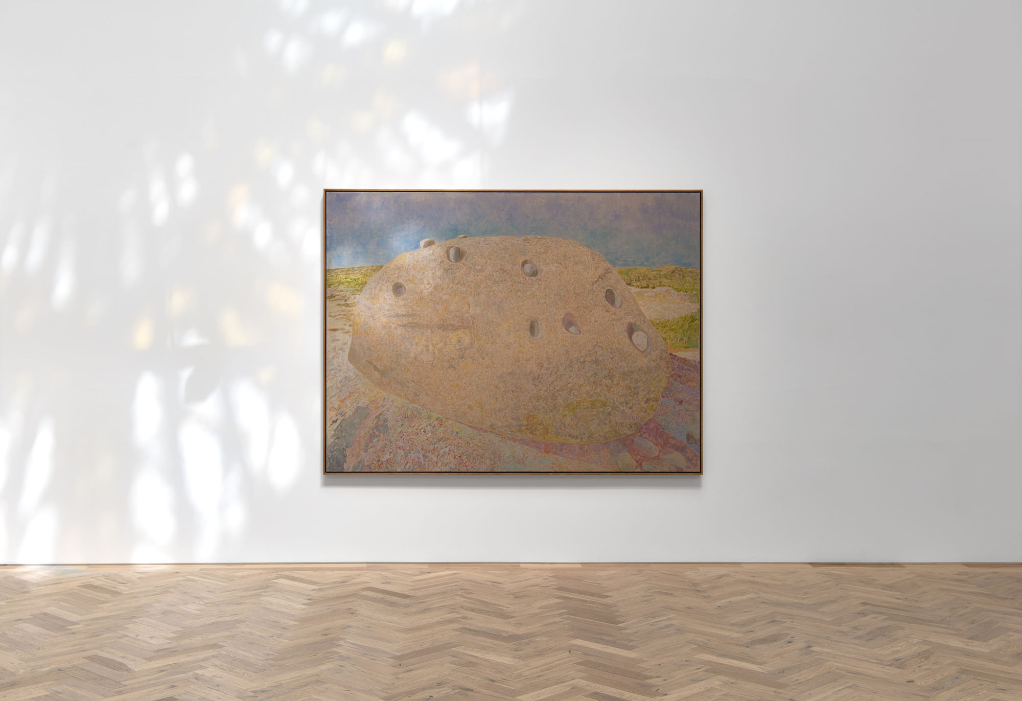 Installation view of Hayley Barker’s solo exhibition, The Ringing Stone, 2024, Ingleby, Edinburgh.