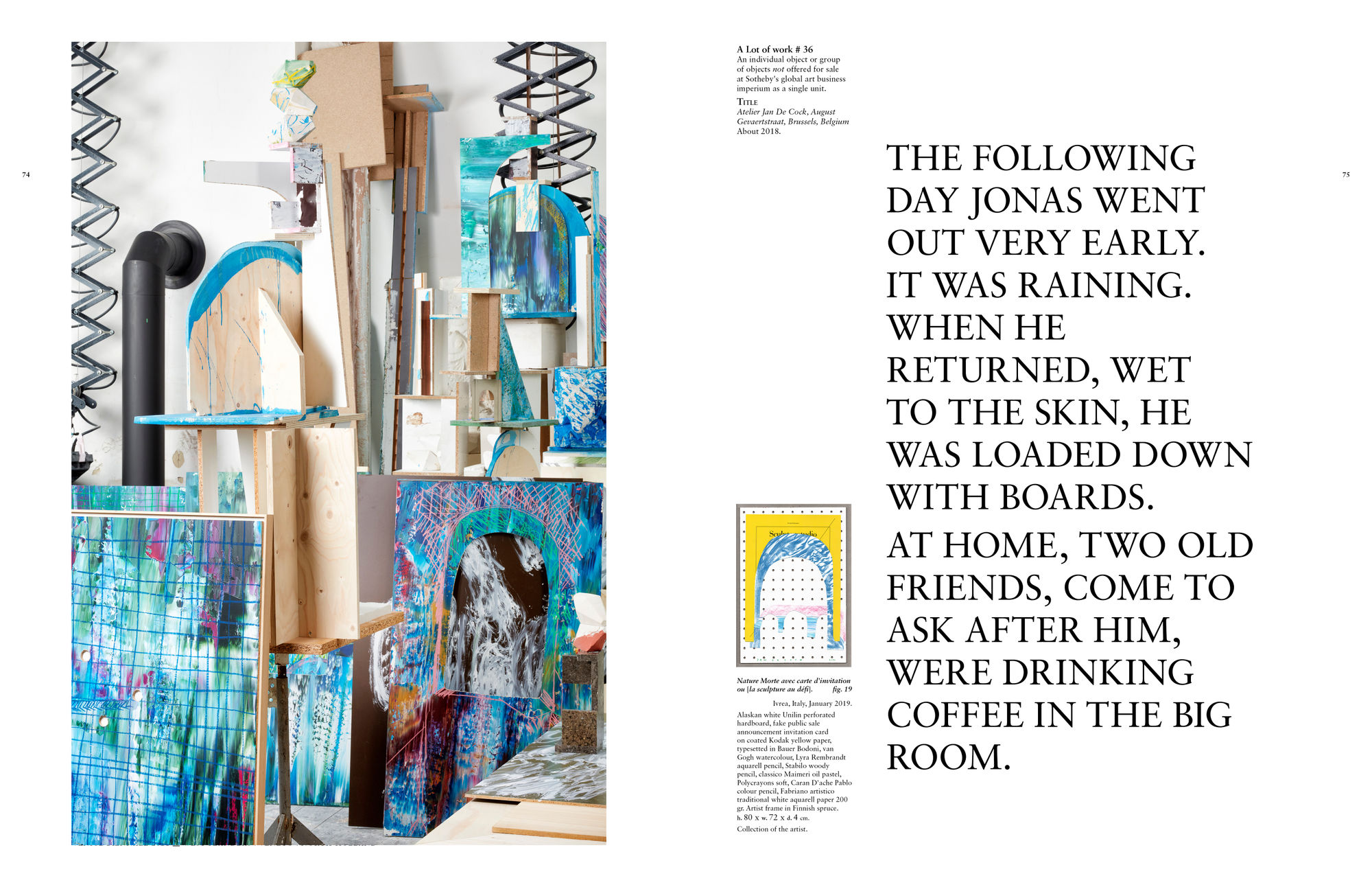 Jan De Cock Art Advisory Bruges Sothebys Sculptor Studio Venice